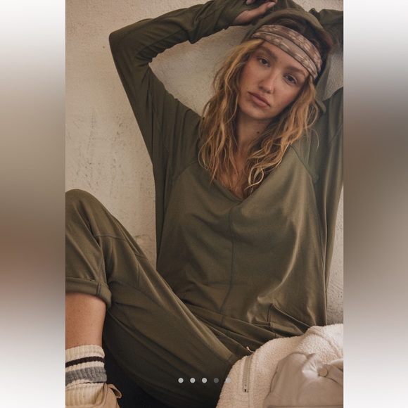 FP Movement by Free People Pants - FP Movement Hot Shot Hooded Long Sleeve Onesie